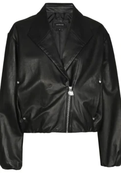 CAROLINE BISS LEER/SUEDE JACK